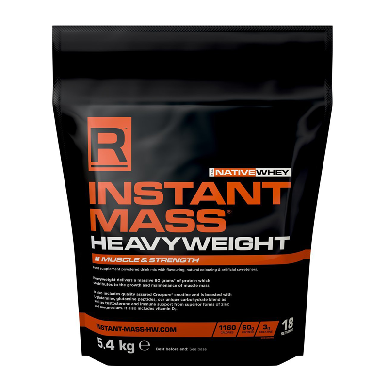 Reflex Nutrition Instant Mass Heavyweight Gainer 5.4Kg Plus Free BCAA