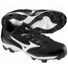  Mizuno Softball Finch Franchise 4 Molded Cleats Black/White (US Sizes) 