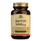 Solgar Biotin 5000 mcg - 50 Vegetable Capsules