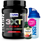 USN 3XT Pump Pre Workout Supplement & Energy Powder 420g