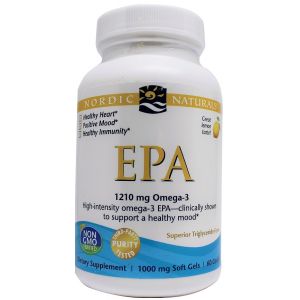 EPA, 1210mg Omega 3 (Lemon) - 60 softgels