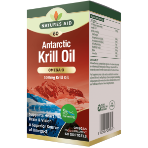 Natures Aid Krill Oil 500mg (Superba) 60 capsule