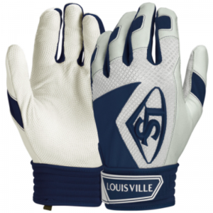 Louisville Slugger Genuine Batting Gloves Navy Medium 