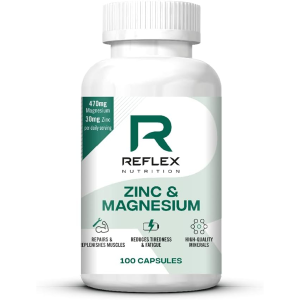 Reflex Nutrition Zinc & Magnesium - 100 capsules