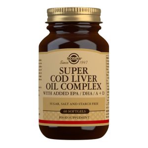 Solgar Super Cod Liver Oil Complex Softgels - Pack of 60