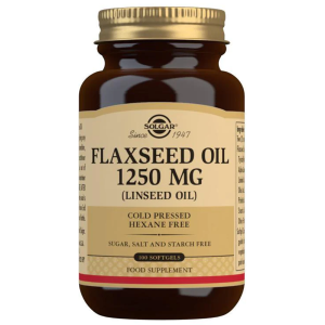 Solgar Flaxseed Oil 1250 mg Softgels - Pack of 100