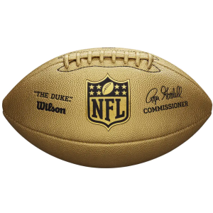 Wilson NFL The Duke Metallic Edition Football - Gold