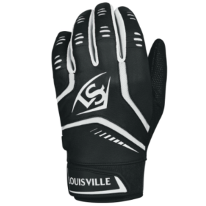 Louisville Slugger Omaha Youth Batting Gloves - Black-2X-Large