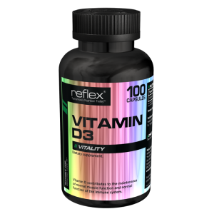 Reflex Nutrition 50ug - 2000i.u. Vitamin D3, Pack of 100 Capsules