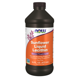 Now Foods Sunflower Liquid Lecithin, 16 fl oz (473 ml)