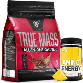 BSN True Mass All In One Weight Gainer + Fee ON Amino Energy