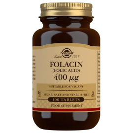 Solgar Folacin (Folic Acid) 400 mcg Tablets