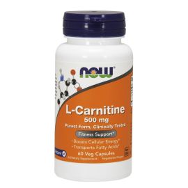 Now Food L-Carnitine 60 Veg Capsules 