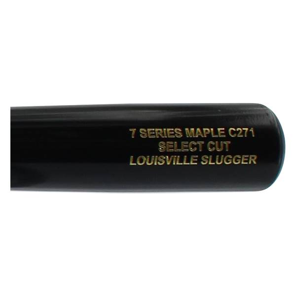 Louisville Slugger SELECT CUT MAPLE C271 BLACK/GOLD BASEBALL BAT