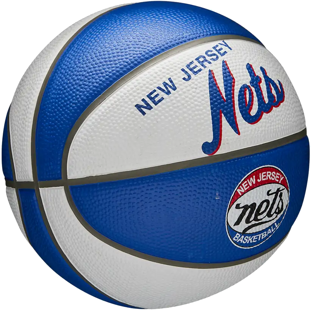 New Jersey Nets NBA Retro Wilson Mini Basketball - Size 3